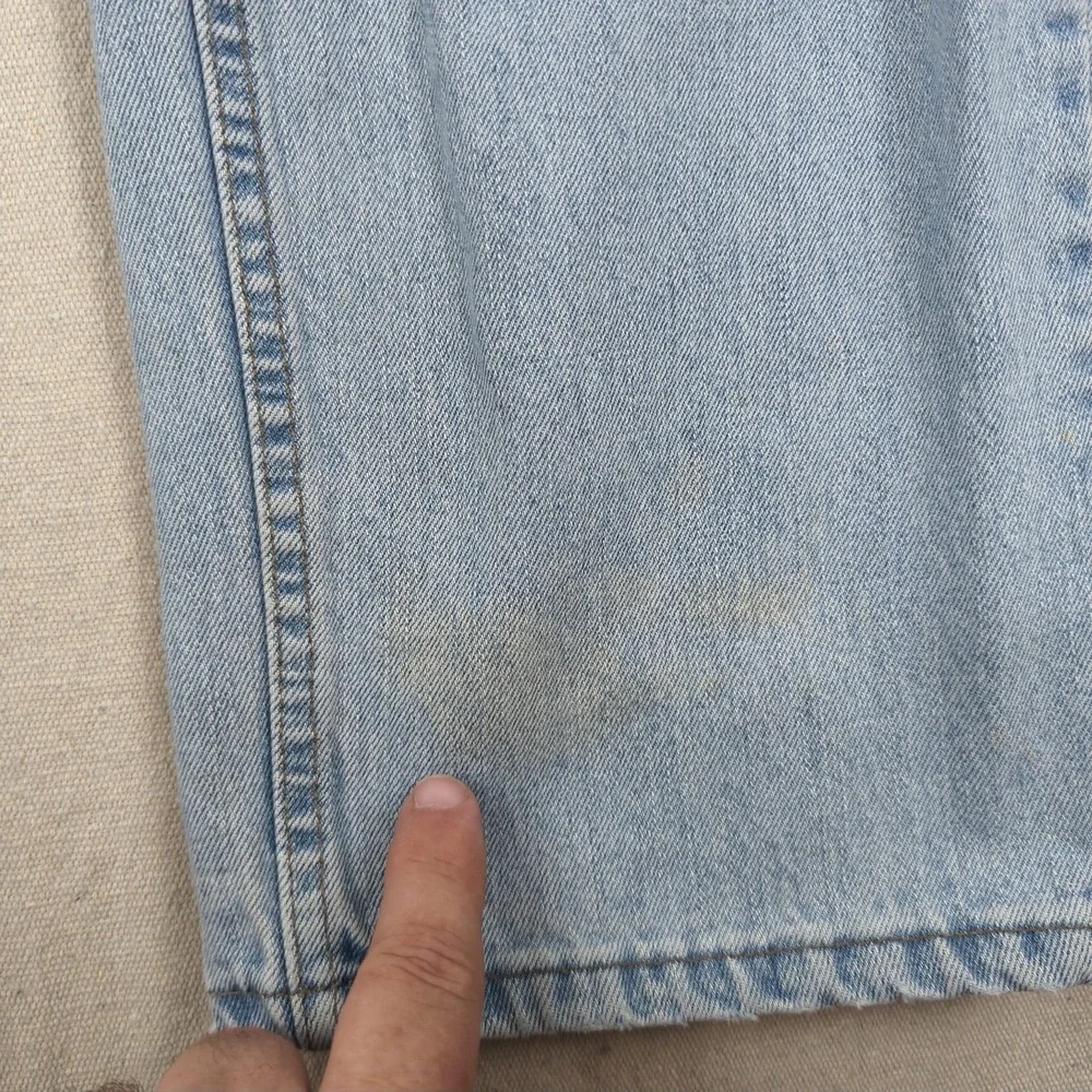 Vintage Levis Jeans Mens 36x34 Blue Silvertab Straight Relaxed 90s Made in USA